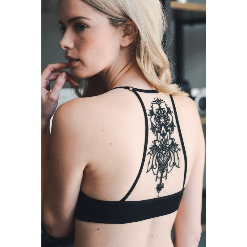 Tattoo Back Bralette  Moon River Apothecary Parry Sound